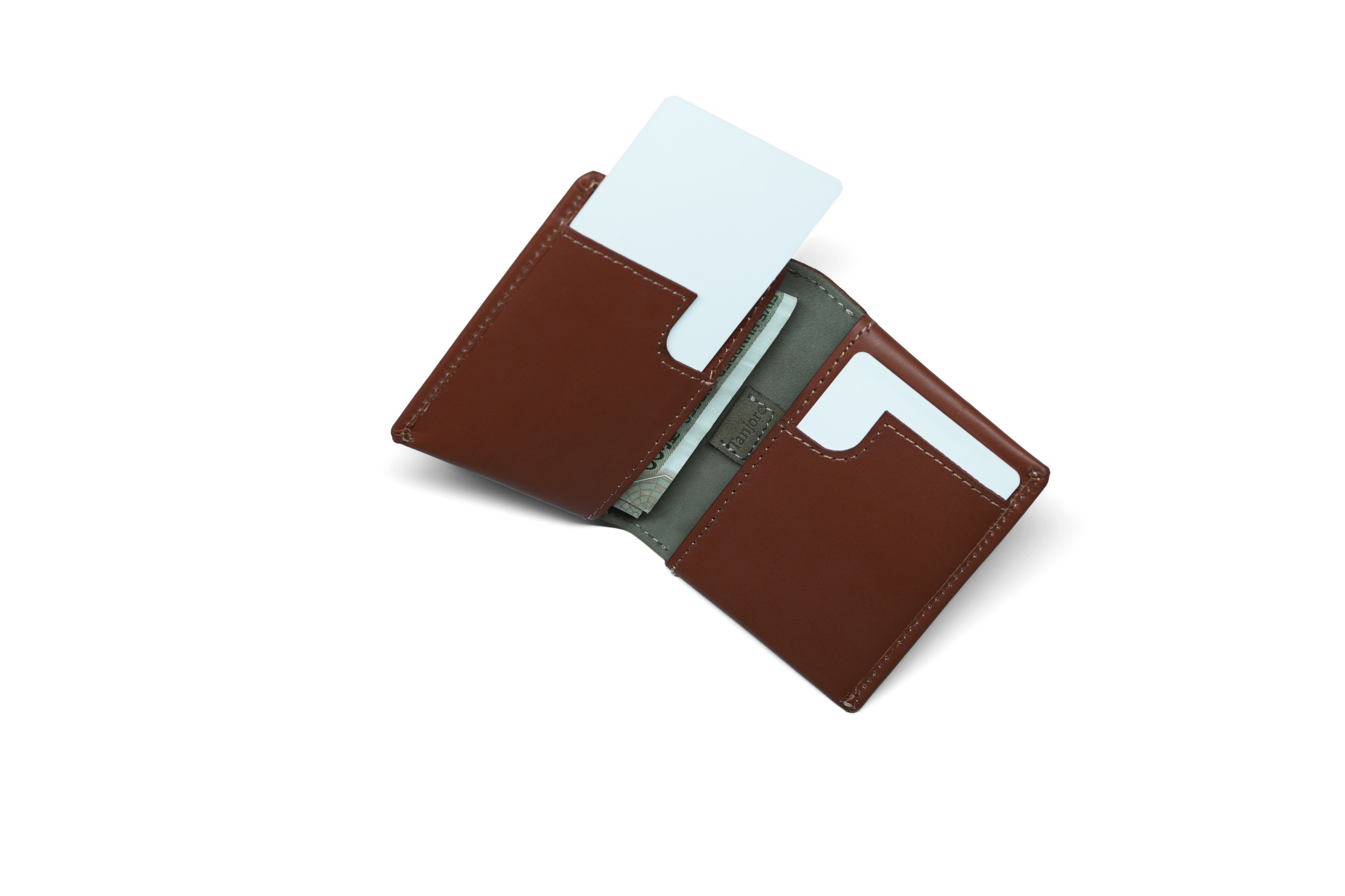 Compact Sleeve Nappa Leather Wallet