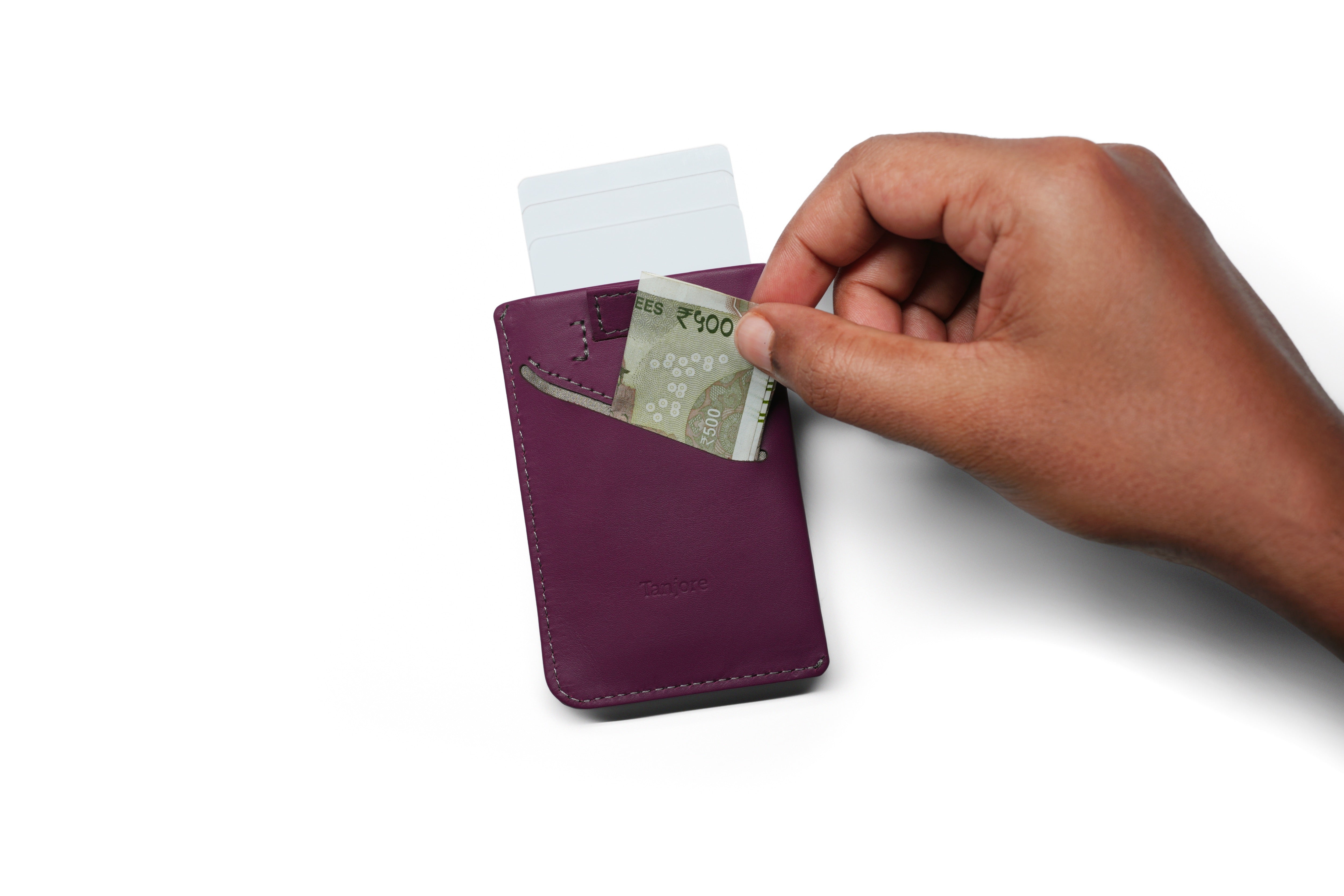 Card Case Nappa Leather Wallet