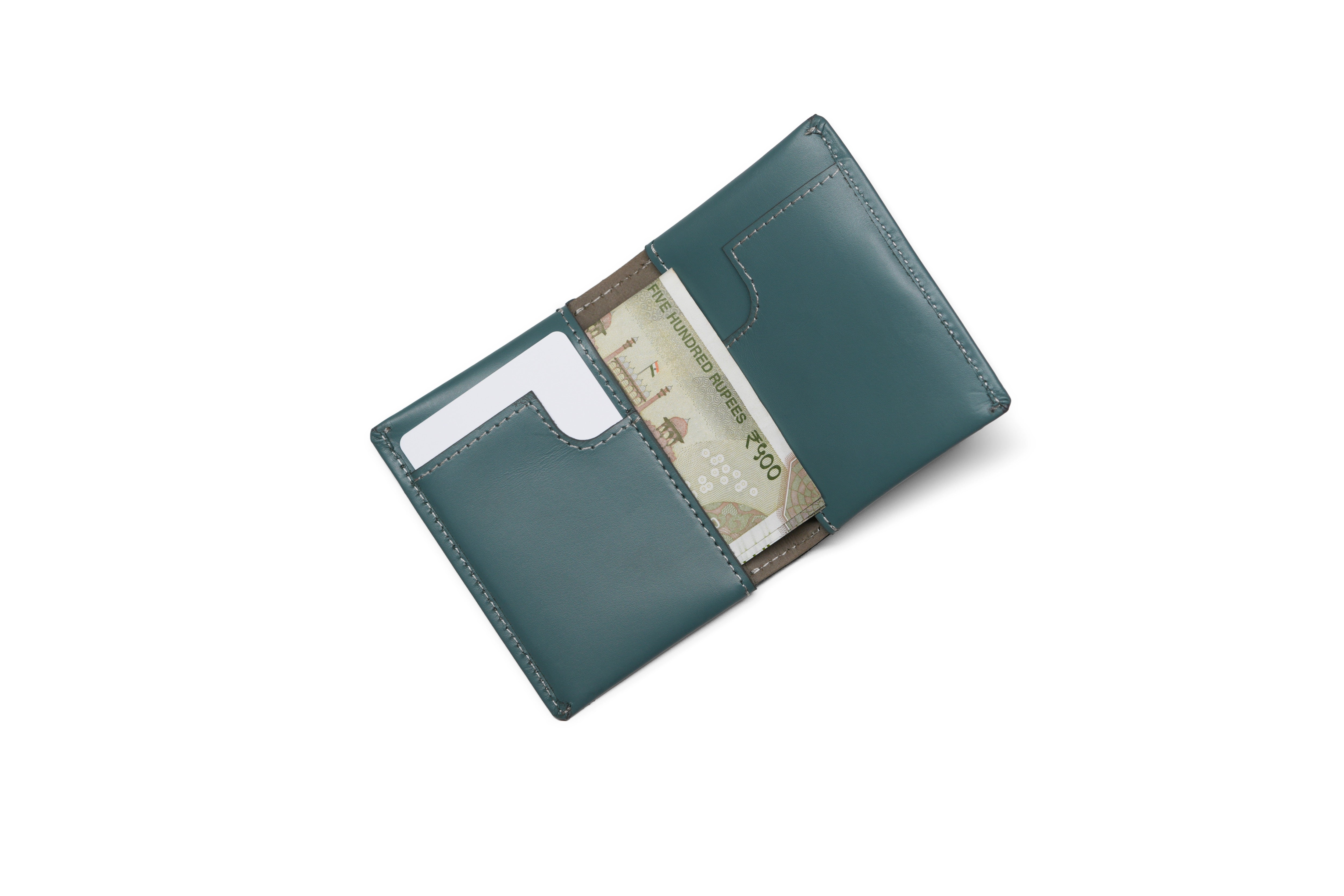 Compact Sleeve Nappa Leather Wallet
