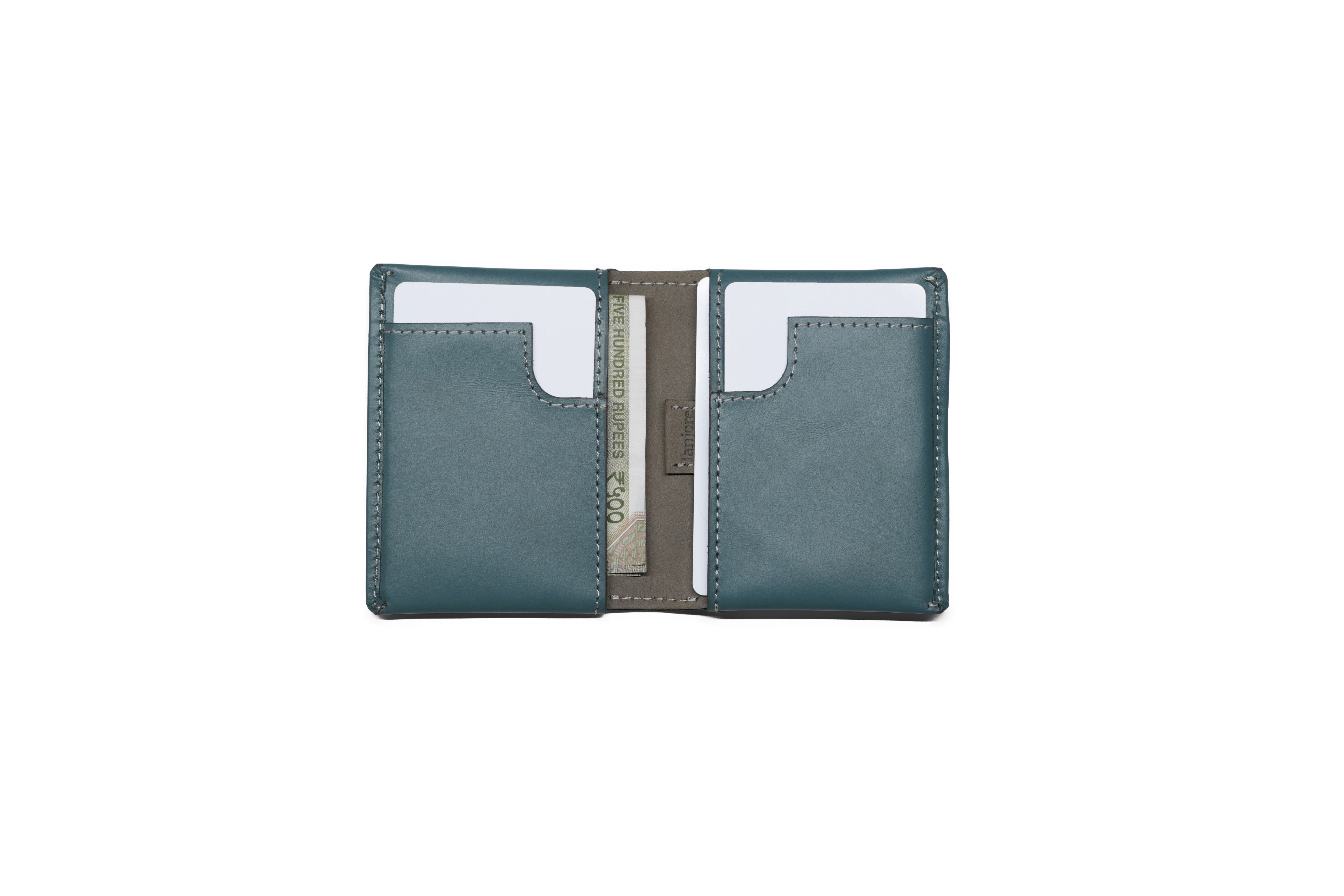 Compact Sleeve Nappa Leather Wallet