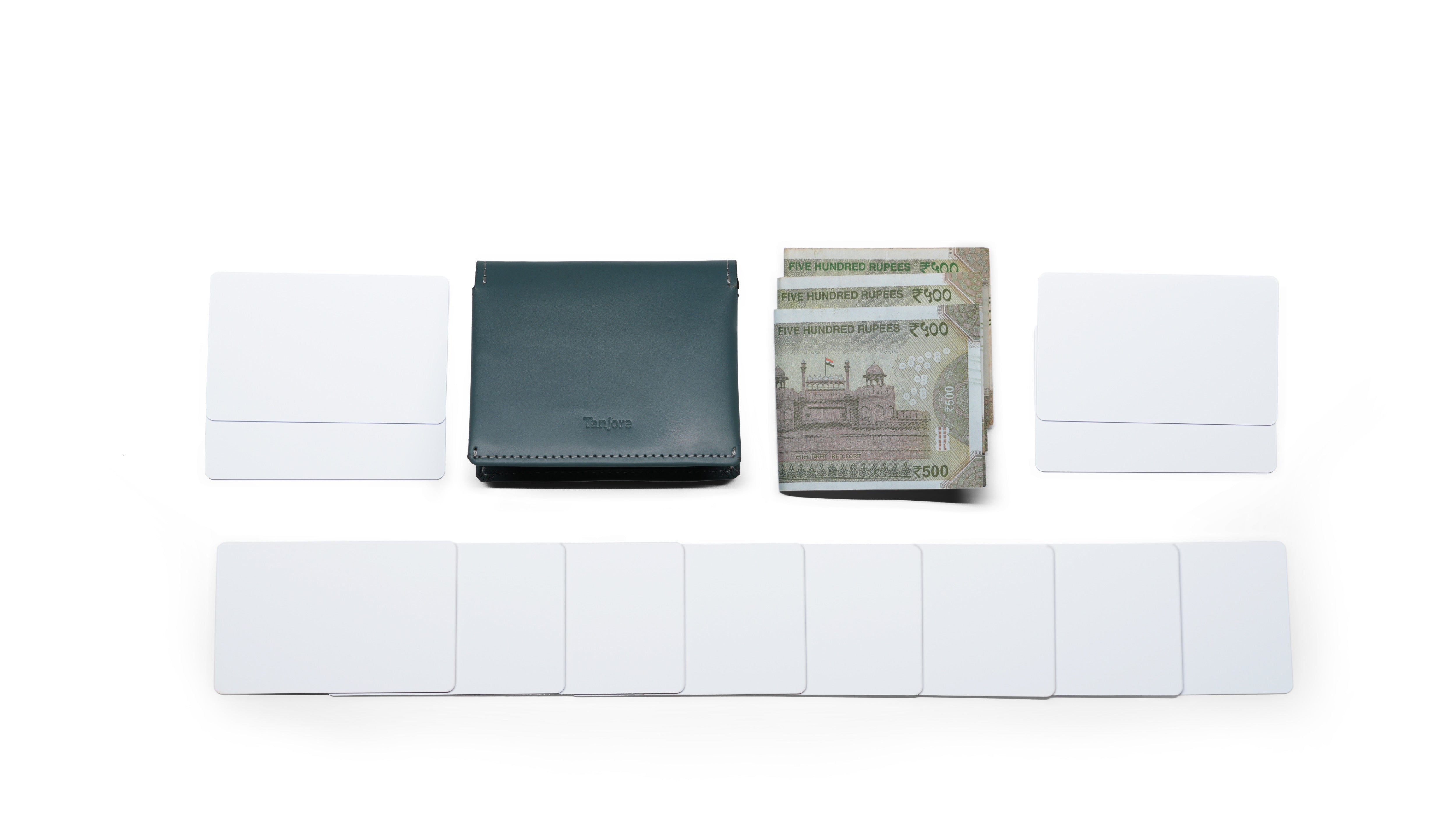 Compact Sleeve Nappa Leather Wallet