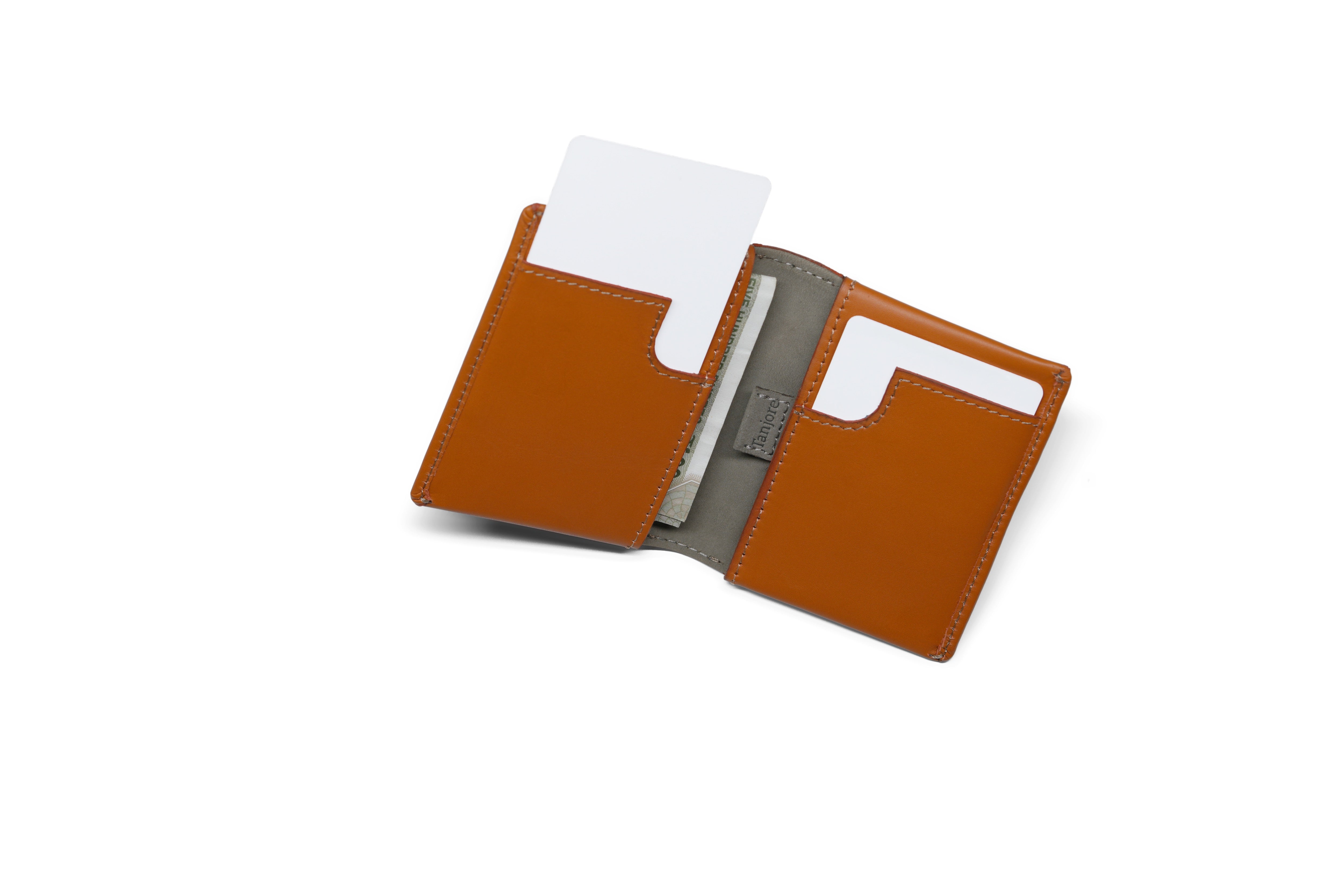 Compact Sleeve Nappa Leather Wallet