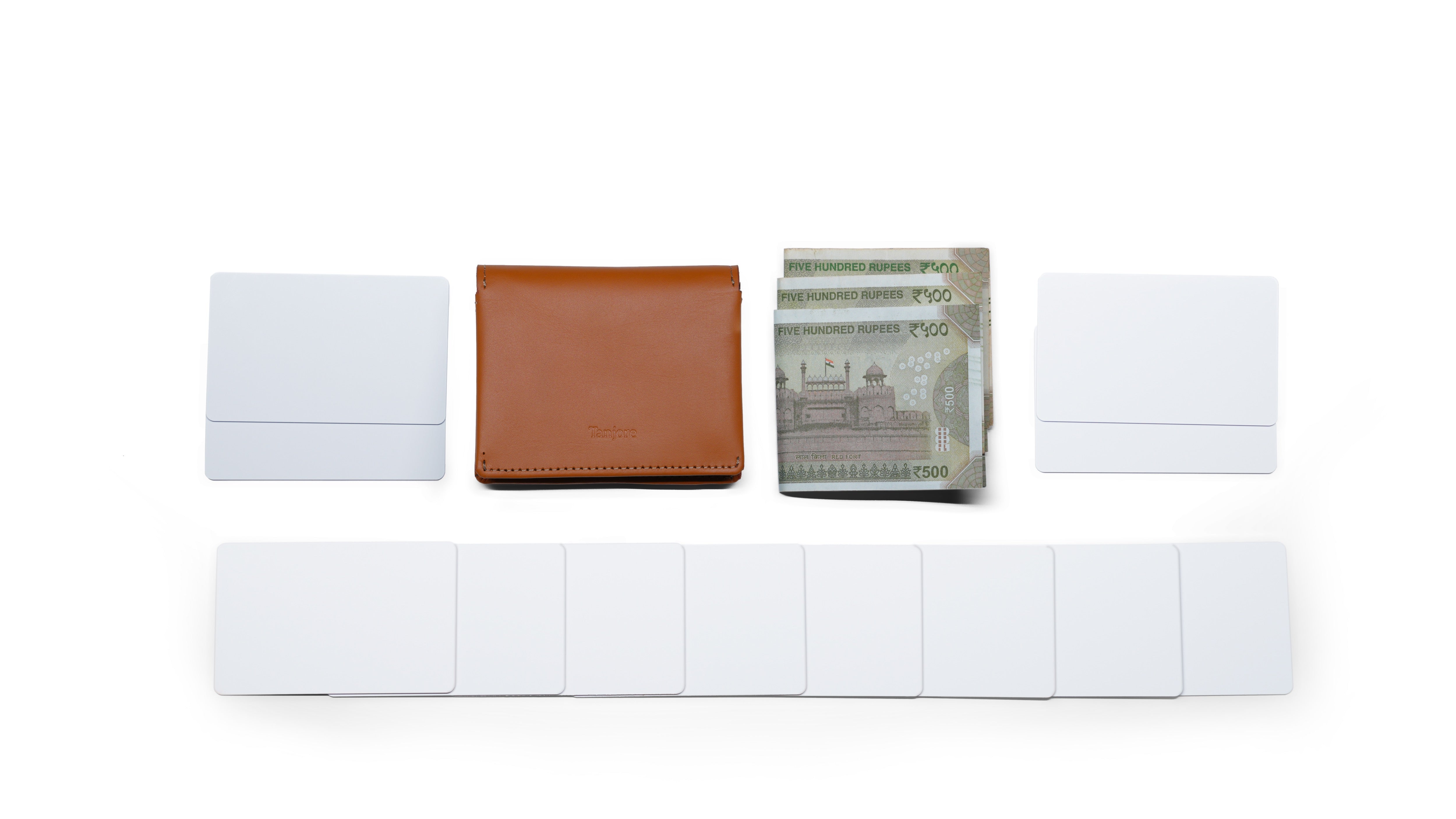 Compact Sleeve Nappa Leather Wallet