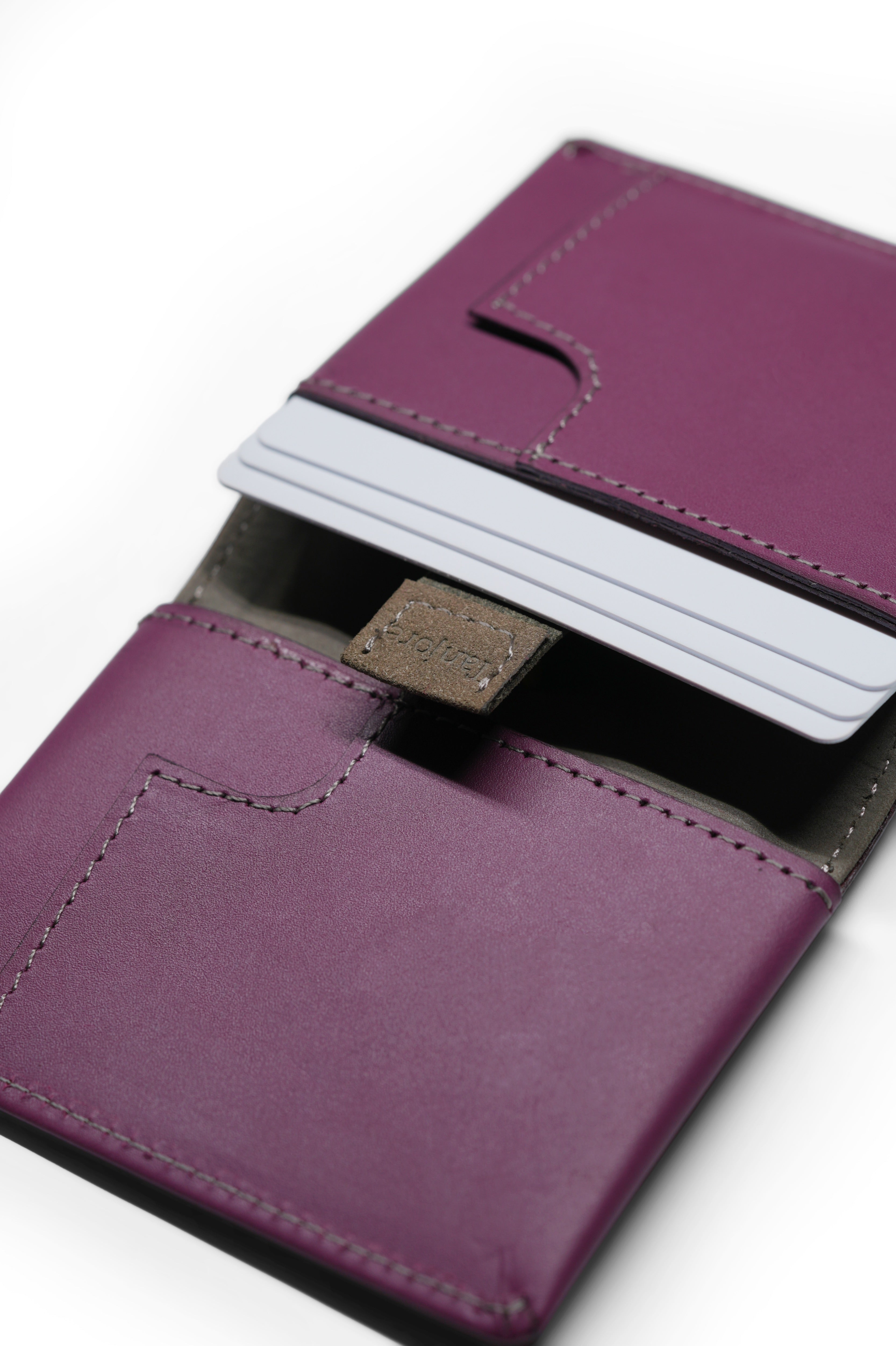 Compact Sleeve Nappa Leather Wallet