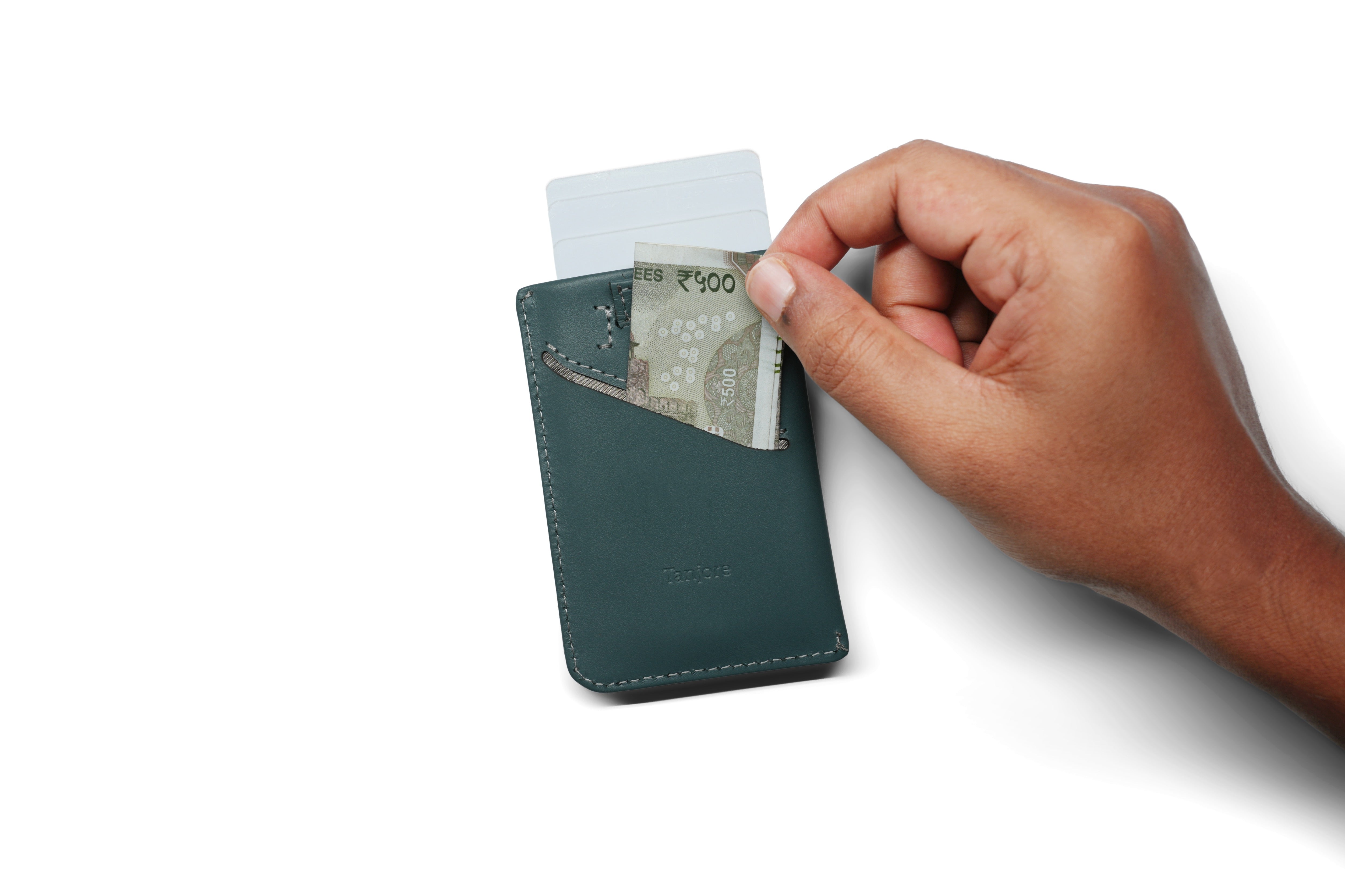 Card Case Nappa Leather Wallet