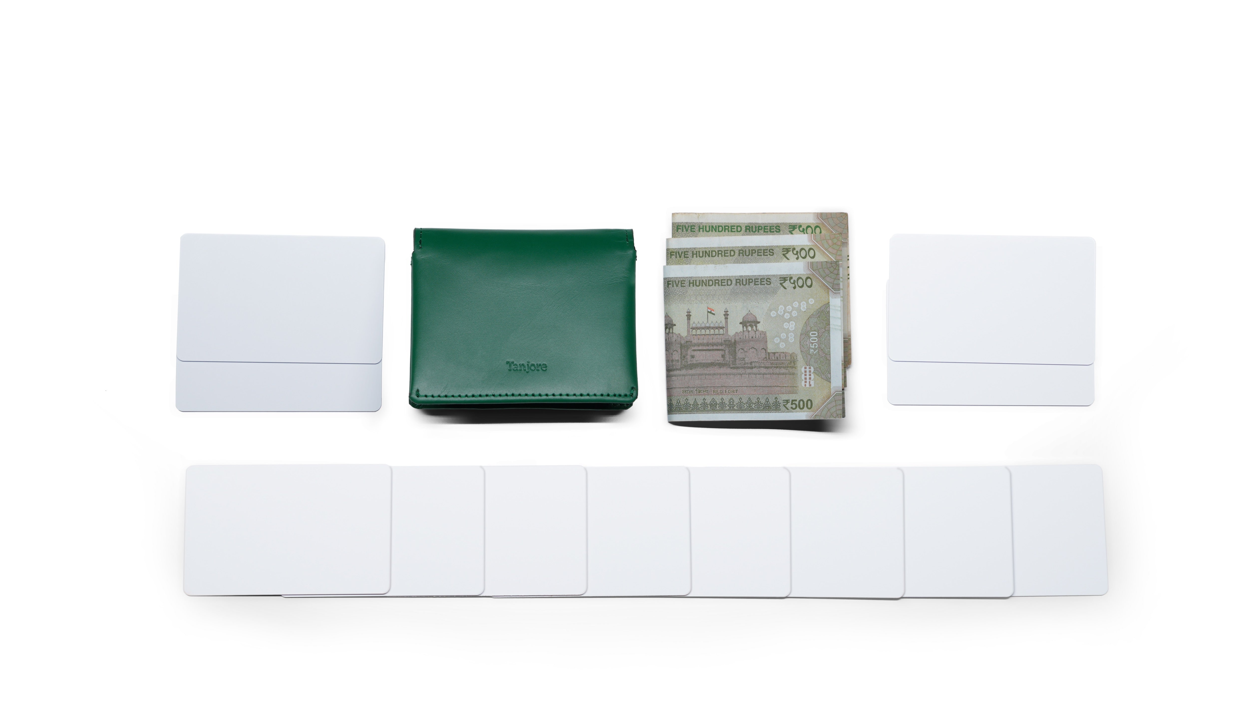 Compact Sleeve Nappa Leather Wallet
